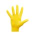 Перчатки резиновые хозяйственные OfficeClean Стандарт, прочные, разм. L, желтые, пакет с европодвесом