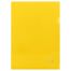 Папка-уголок СТАММ А4, 180мкм, пластик, непрозрачная, желтая