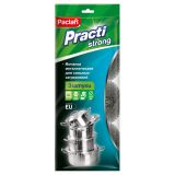 Губки для посуды Paclan "Practi Strong" металлические, диаметр 8см, 3шт.