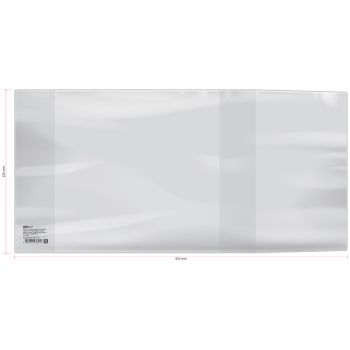 Обложка 225*450 для рабочих тетрадей, прописей, дневников в тв. переплете и учебников старших классов, ПВХ 120мкм, универсальная, ArtSpace,ШК