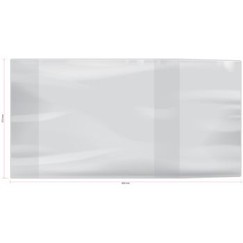 Обложка 230*450 для учебников старших классов, ПВХ 100мкм, универсальная, ArtSpace, ШК