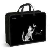 Папка с ручками 1 отделение, А4 Berlingo "Dream", 340*245*100мм, пластик, на молнии