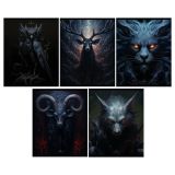 Тетрадь 48л., А5, клетка Greenwich Line "Мистицизм", матовая ламинация, 70г/м2