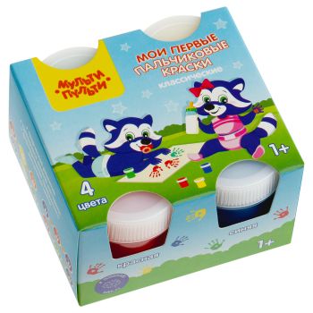Краски пальчиковые классические Мульти-Пульти 