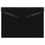 Папка-конверт на кнопке СТАММ А4, 150мкм, непрозрачная, черная