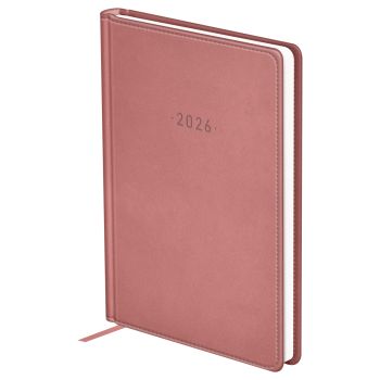 Ежедневник датированный 2026г., А6, 176л., твердый переплет, кожзам, BG 