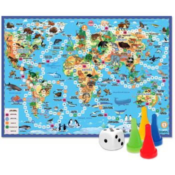 Игра-ходилка настольная ГЕОДОМ 