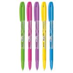 Ручка шариковая Berlingo "Blitz Pro" синяя, 0,7мм, грип, корпус ассорти